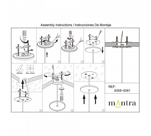Основание Mantra Modular Light Florones 9360