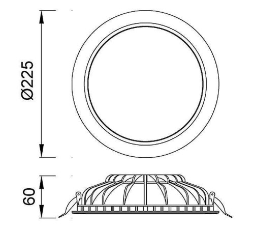 Встраиваемый светильник Mantra Cabrera C0043