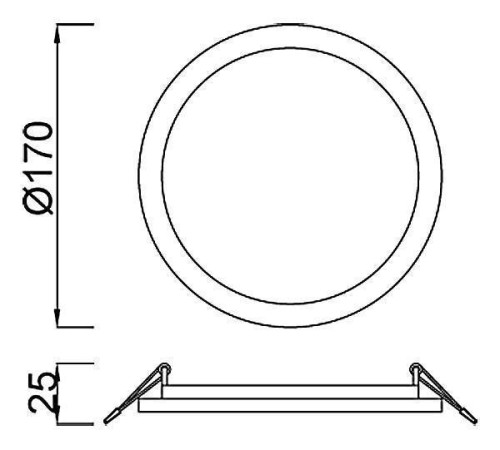 Встраиваемый светильник Mantra Saona C0182