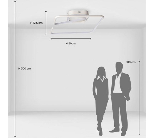 Накладной светильник DeMarkt Аурих 108010301