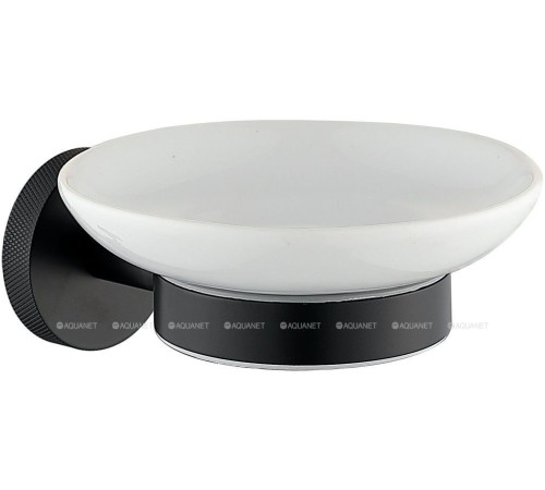 Мыльница керамическая Allen Brau PRIORITY керамика латунь белый черный матовый 6.31005-31