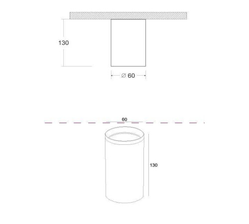 Накладной светильник Maytoni Focus C010CL-01MG