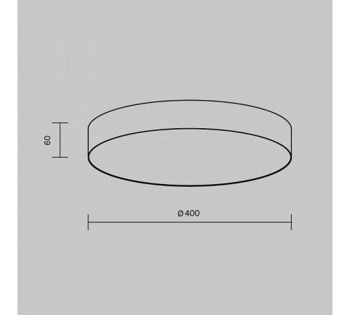 Накладной светильник Maytoni Zon C032CL-45W2.7K-RD-W
