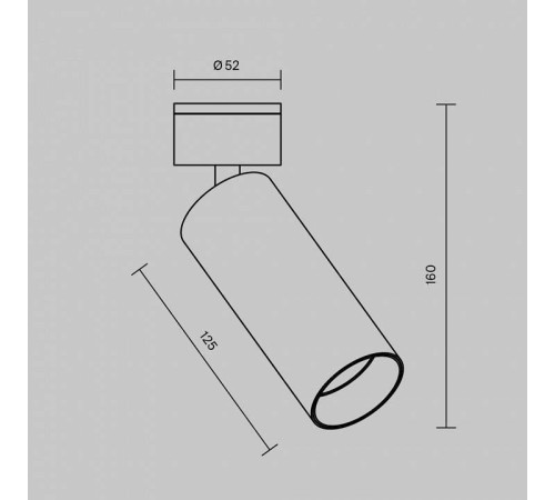 Потолочный светодиодный светильник Maytoni Focus LED C055CL-L12W2.7K-W-BS
