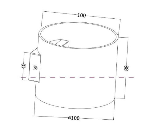 Бра Maytoni Rond C066WL-01B