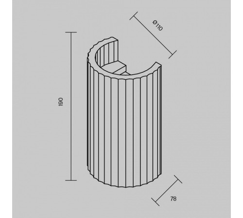 Накладной светильник Maytoni Parma C124WL-GU10-02-W