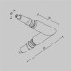 Соединитель угловой L-образный для модульных светильников Maytoni Accessories for system Axity CA006EC-BS
