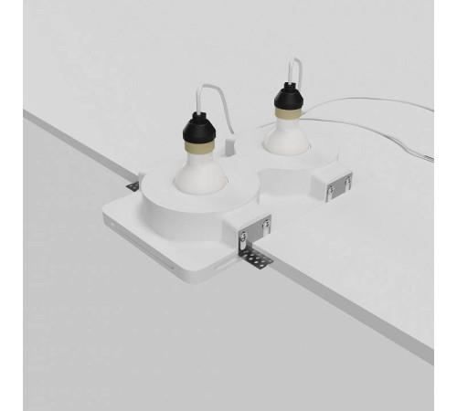 Встраиваемый светильник Maytoni Gyps Modern DL002-GU10-02-W