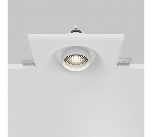 Встраиваемый светильник Maytoni Gyps Modern DL006-GU10-RD-W