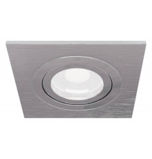 Встраиваемый светильник Maytoni Atom серебристый DL024-2-01S