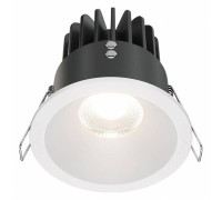 Встраиваемый светильник Maytoni Zoom 12 Вт 4000 К белый DL034-L12W4K-D-W