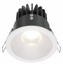 Встраиваемый светильник Maytoni Zoom 12 Вт 4000 К белый DL034-L12W4K-D-W