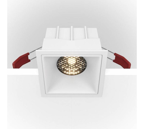 Встраиваемый светильник Maytoni Alfa 15 Вт 3000 K белый DL043-01-15W3K-SQ-W