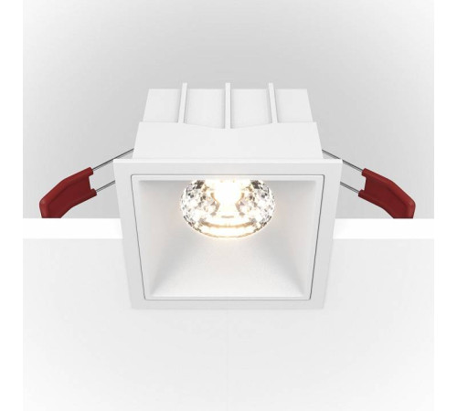 Встраиваемый светильник Maytoni Alfa 15 Вт 3000 K белый DL043-01-15W3K-SQ-W