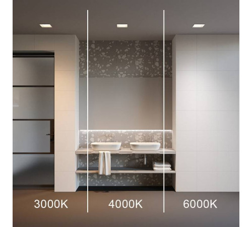 Встраиваемый светильник Maytoni Okno DL056-24W3-4-6K-W