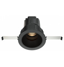 Встраиваемый светильник Maytoni Wise 7 Вт 3000 K черный DL057-7W3K-B