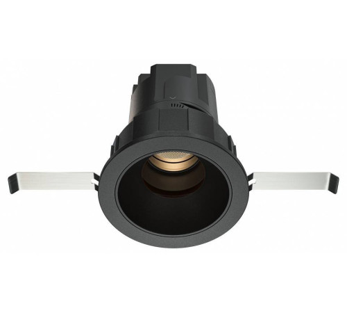 Встраиваемый светильник Maytoni Wise 7 Вт 3000 K черный DL057-7W3K-B