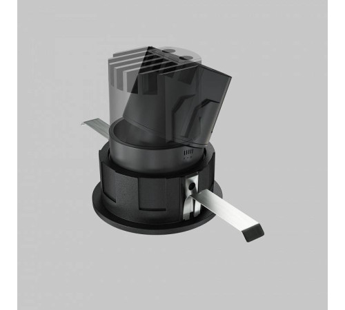 Встраиваемый светильник Maytoni Wise 7 Вт 3000 K черный DL057-7W3K-B