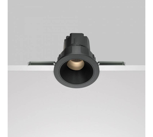 Встраиваемый светильник Maytoni Wise 7 Вт 3000 K черный DL057-7W3K-B