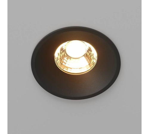 Встраиваемый светильник Maytoni Round DL058-12W2.7K-B