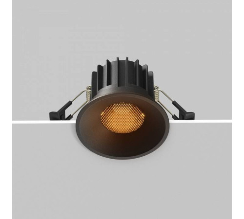 Встраиваемый светильник Maytoni Round DL058-12W2.7K-B