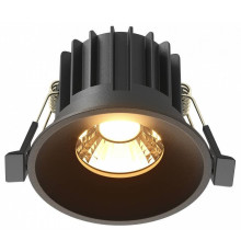 Встраиваемый светильник Maytoni Round DL058-12W2.7K-B