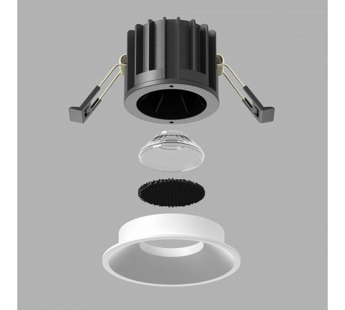 Встраиваемый светильник Maytoni Round DL058-12W2.7K-W
