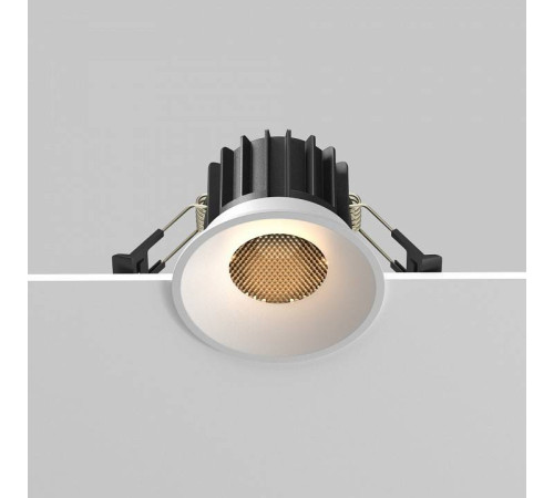 Встраиваемый светильник Maytoni Round DL058-12W3K-W