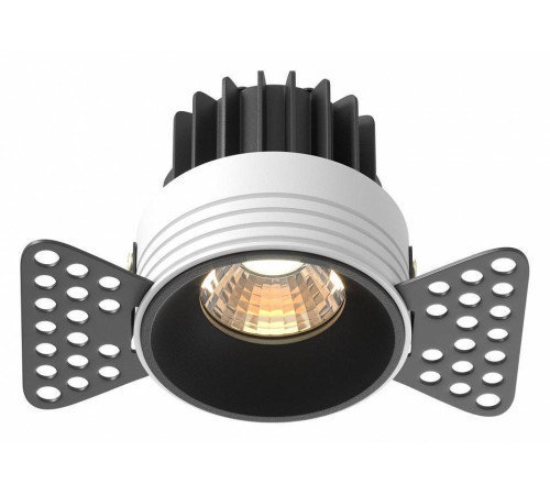 Встраиваемый светильник Maytoni Round DL058-7W3K-TRS-B