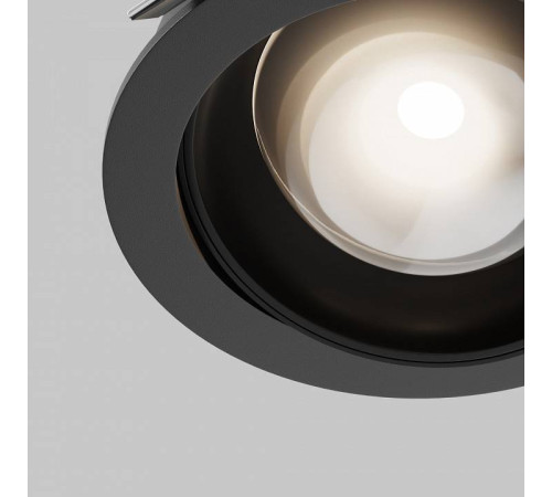 Встраиваемый светильник Maytoni Lens DL105-12W4K-B