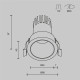 Встраиваемый светильник Maytoni Dip DL116-10W-2.7K-W