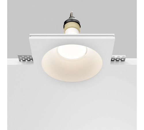 Встраиваемый светильник Maytoni Technical Gyps Modern DL129-GU10-01-W