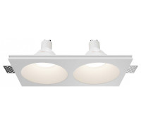 Встраиваемый светильник Maytoni Technical Gyps Modern DL129-GU10-02-W