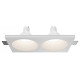 Встраиваемый светильник Maytoni Technical Gyps Modern DL129-GU10-02-W