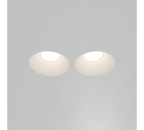 Встраиваемый светильник Maytoni Technical Gyps Modern DL129-GU10-02-W