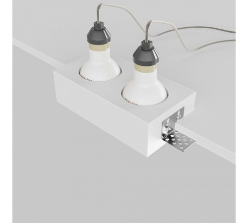 Встраиваемый светильник Maytoni Technical Gyps Modern DL131-GU10-02-W