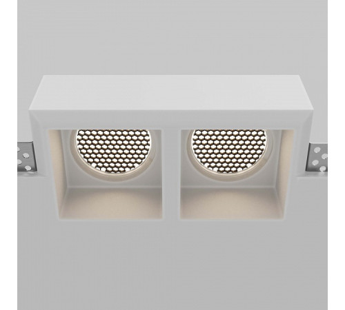 Встраиваемый светильник Maytoni Technical Gyps Modern DL131-GU10-02-W