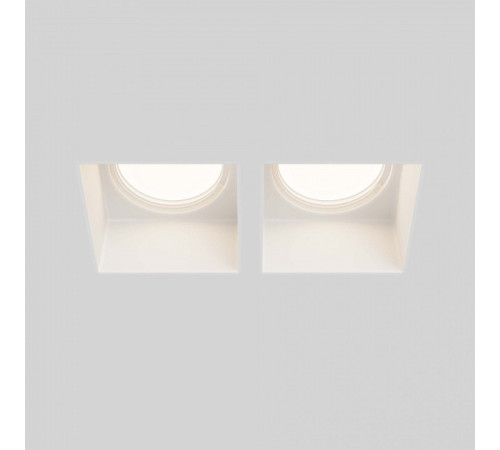 Встраиваемый светильник Maytoni Technical Gyps Modern DL131-GU10-02-W