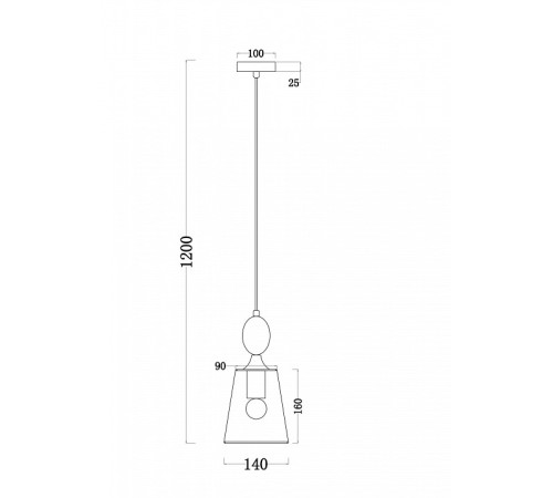 Подвесной светильник Freya Sofi FR2022PL-01CH