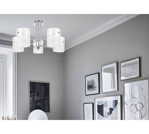 Люстра на штанге Freya Ampera FR2023PL-05CH