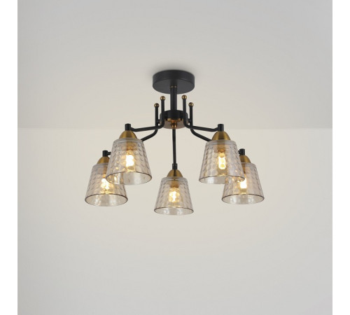 Люстра на штанге Freya Capella FR4017PL-05BBZ