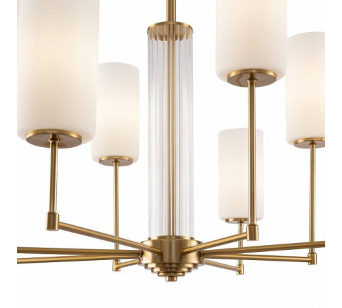 Люстра на штанге Freya Agnes 8 ламп FR5184PL-08BS