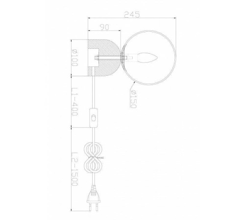 Настольная лампа декоративная Freya Fossil FR5288TL-01B1