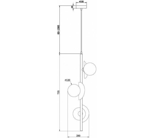 Подвесная люстра Freya Sepia FR5391PL-03CFL