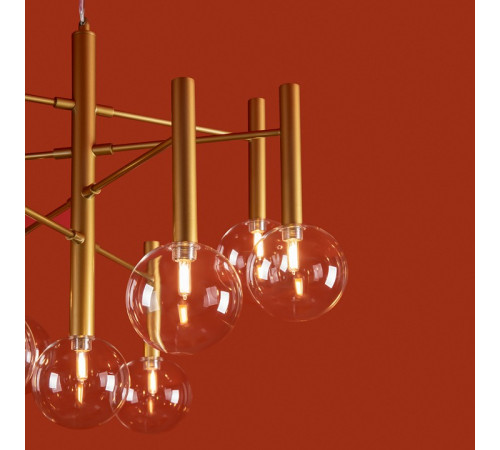 Люстра на штанге Freya Luce FR5584CL-L45G