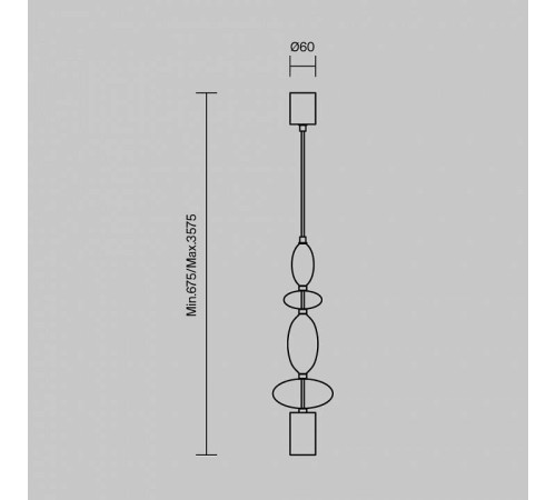 Подвесной светильник Maytoni Monochrome MOD071PL-L8B3K2