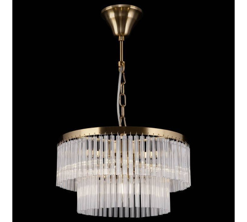 Подвесная люстра Maytoni Colonne 4 лампы Латунь MOD093PL-04BS
