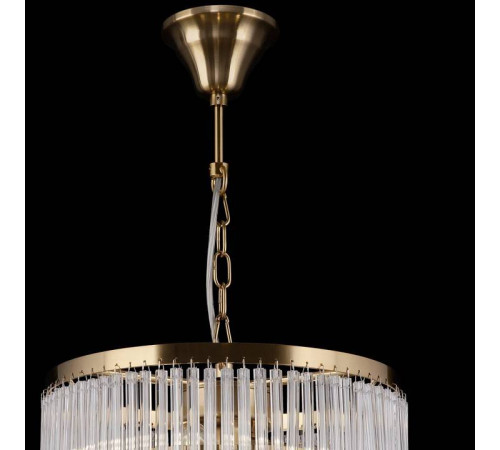 Подвесная люстра Maytoni Colonne 4 лампы Латунь MOD093PL-04BS