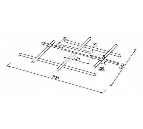 Потолочная люстра Maytoni Radiance MOD278CL-L50G3K