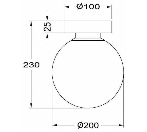 Накладной светильник Maytoni Basic form MOD321WL-01W1